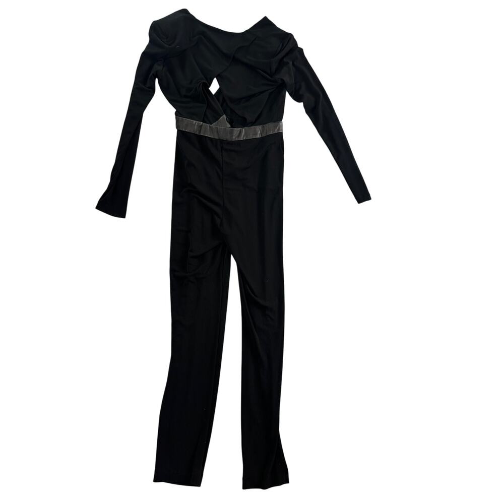 Rachel Zoe Shiloh Cut Out Jumpsuit - Black - Size 4